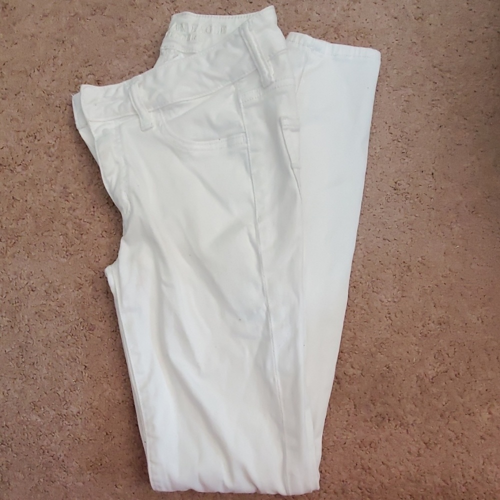 American Eagle White Jeggings